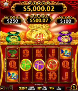 prosperity jackpot longevity slot machine
